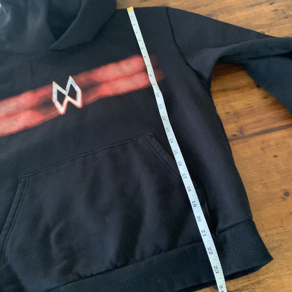 Morgan Wallen Official Heavyweight Blur Photo Black Hooded Sweatshirt Sz M - Picture 7 of 10